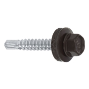 Farmářský šroub s podl. do oceli ≤3 mm RAL 8019 4,8X25 (250ks)